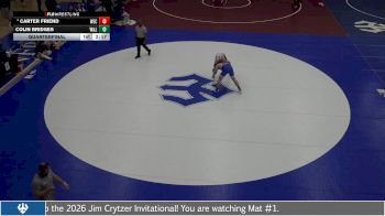 165 lbs Quarterfinal - Colin Bridges, Washington & Lee vs Carter Friend, Wisconsin Eu Claire