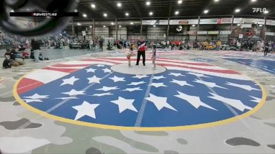 HWT 56-63 lbs Round 1 - Harmony Markham, Douglas Wrestling Club vs Isabella Schmidt, Mandan Wrestling Club