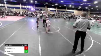 64 lbs Semifinal - Samantha Jordan, Nevada Elite WC vs Azyah Rice, Inland Elite