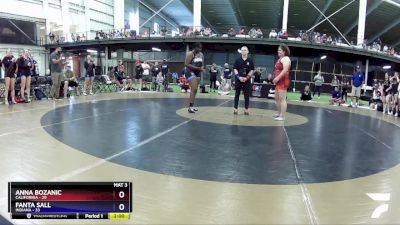 235 lbs Round 1 (8 Team) - Anna Bozanic, California vs Fanta Sall, Indiana