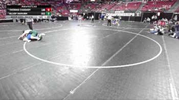 D2-215 lbs Champ. Round 1 - Thomas Cassady, Lake Mills vs Elliot Havlish, Osceola