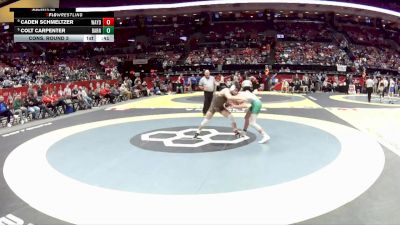 D3-138 lbs Cons. Round 3 - Colt Carpenter, Barnesville vs Caden Schmeltzer, Waynedale