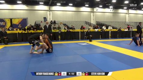 Steve Hun Kim vs Anthony Francis Munoz 2024 World IBJJF Jiu-Jitsu No-Gi Championship