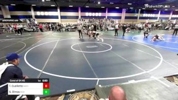 120 lbs Consi Of 64 #2 - Trevor Ouellette, MatCats vs Salvador Olmos, Sierra Vista