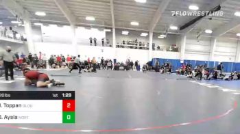 220 lbs Consolation - Jayden Toppan, Gloucester vs Danyel Ayala, Norton