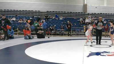 81 lbs Quarters - Bree Leyba, Team Tulsa Wrestling Club vs Bristol Pope