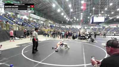 54 lbs Consi Of 8 #2 - Sawyer Uhland, Steel City WC vs Landon Malone, Durango WC
