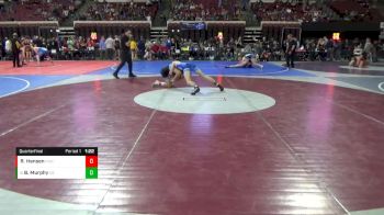 126 lbs Quarterfinal - Bradin Murphy, Cut Bank vs Ryder Hansen, Frenchtown Wrestling Club