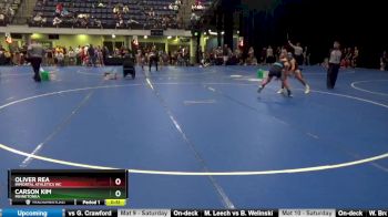 120 lbs Cons. Round 3 - Oliver Rea, Immortal Athletics WC vs Carson Kim, Minnetonka