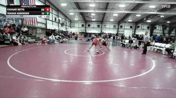 150 lbs Round 2 (8 Team) - Teagan Andersen, Juab B vs Cougar Betts, Uintah B