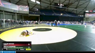 102 lbs 3rd Place Match - Caleb Novick, NWWC vs Rocco Gannon, Inland Northwest Wrestling Training Center