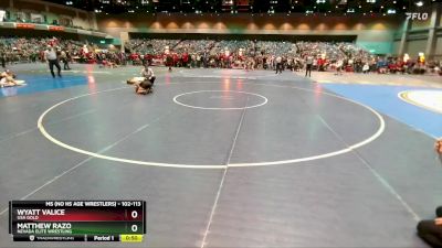 102-113 lbs Round 2 - Matthew Razo, Nevada Elite Wrestling vs Wyatt Valice, USA GOLD