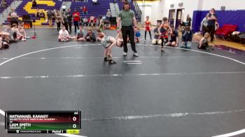 60 lbs Round 2 (6 Team) - Nathanael Kanagy, Palmetto State Wrestling Academy vs Liam Smith, Grizzlies