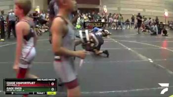 78 lbs Finals (8 Team) - Chase VanPortfliet, Ares Black vs Gage Enos, Metro All Stars
