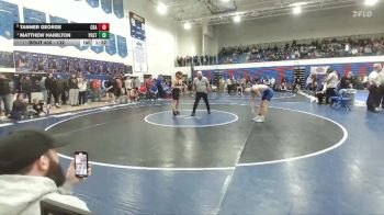 132 lbs Semifinal - Matthew Hamilton, Post Falls vs Tanner George, Coeur D Alene