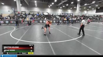 97 lbs Cons. Round 4 - Bryar Hooks, OK vs Brayton Holding, NE