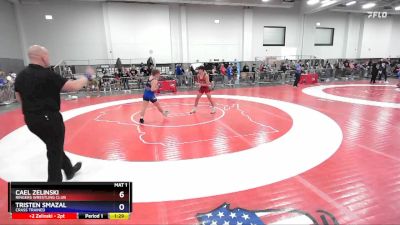 132 lbs Cons. Round 3 - Cael Zelinski, Ringers Wrestling Club vs Tristen Smazal, Crass Trained