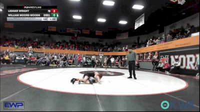 64 lbs Quarterfinal - Ledger Wright, Powerhouse Wrestling vs William Moore-Woods, Division Bell Wrestling