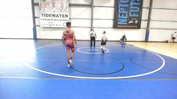 120 lbs Rr Rnd 1 - Noah Vaughn, Donahue Wrestling Academy vs Jacob Philips, Mat Warriors PWC