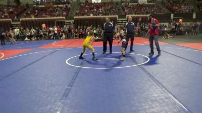 58 lbs Champ. Round 1 - Ashton Leistiko, Miles City Wrestling Club vs Nolan Lyng, Heights Wrestling Club