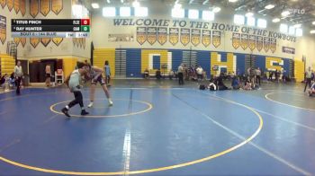 144 Blue 3rd Place Match - Titus Finch, Fletcher Senior vs Ray Hunter, Camden