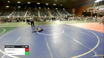 66 lbs Quarterfinal - Judson Eisenbarth, Casper WC vs Kane Jackson, Dickinson WC