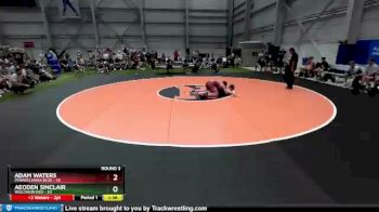 182 lbs Round 3 (8 Team) - Adam Waters, Pennsylvania Blue vs Aeoden Sinclair, Wisconsin Red