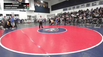 110 lbs Cons. Round 1 - Jaqueline Ramirez, El Monte vs Trinady Orozco, Newbury Park