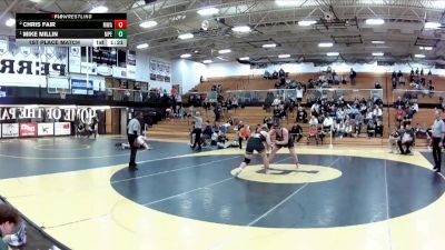 285 lbs 1st Place Match - Mike Millin, Perry (Massillon) vs Chris Fair, Washington (Massillon)