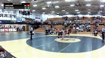 285 lbs 1st Place Match - Mike Millin, Perry (Massillon) vs Chris Fair, Washington (Massillon)
