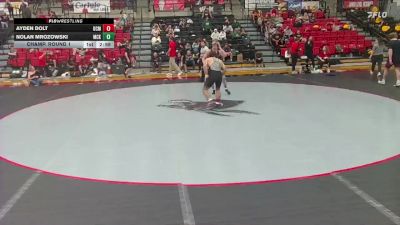 157 lbs Champ. Round 1 - Ayden Dolt, Central Missouri vs Nolan Mrozowski, McKendree