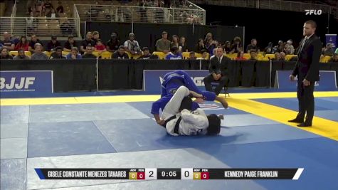 Kennedy Paige Franklin vs Gisele Constante Menezes Tavares 2025 Pan Jiu Jitsu IBJJF Championship