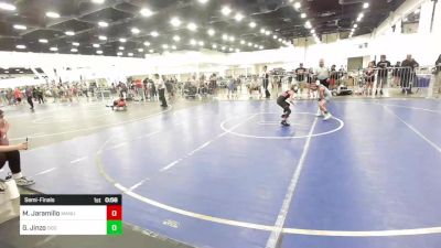 70 lbs Semifinal - Max Jaramillo, Manu WC vs Giovanni Jinzo, Dog Pound WC