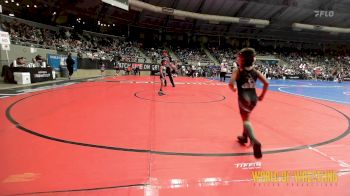 43 lbs Quarterfinal - Theseus Elson, Summit Wrestling Academy vs Owen De Los Reyes, Kansas Young Guns