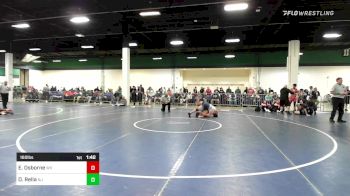 160 lbs Round Of 32 - Ethan Osborne, WV vs Daniel Rella, NJ