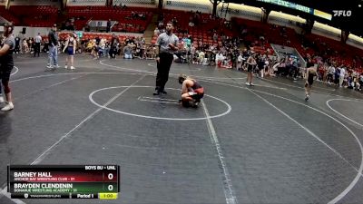 Round 1 - Barney Hall, Anchor Bay Wrestling Club vs Brayden Clendenin, Donahue Wrestling Academy