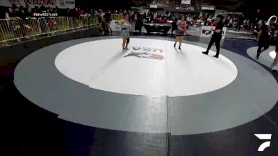 Cons. Semis - Destiny Chavez vs Jasmine Barnette, Downey High School Wrestling