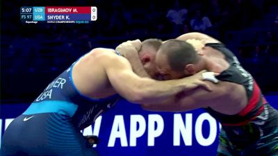 97 kg Repechage #2 - Magomed Ibragimov, Uzbekistan vs Kyle Frederick Snyder, United States