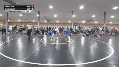 220 lbs Quarterfinal - Daniel Fox, Wyalusing vs Dion Knight, Monticello