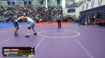 190 lbs Cons. Round 1 - Gideon Fackler, Ayersville vs Joshua Tyburski, Swanton