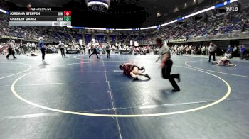 136 lbs Consy 5 - Jordana Steffen, Juniata County vs Charley Gantz, Corry