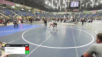 109 lbs Consi Of 4 - Ariyah Alvarado, Skyview Wolverines WC vs Sophia Catt, Darkhorse WC