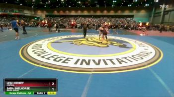 126 lbs Quarterfinal - Sara Shelhorse, Hazen (Girls) vs Leah Hickey, Central