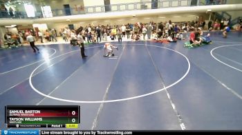 54-57 lbs Round 1 - Tayson Williams, Westlake vs Samuel Barton, Olympus Wrestling