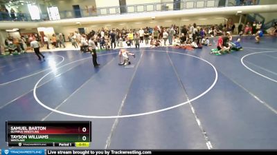 54-57 lbs Round 1 - Tayson Williams, Westlake vs Samuel Barton, Olympus Wrestling