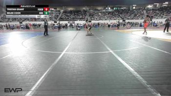 133 lbs Consi Of 64 #2 - Tristan Grant, Ponca City Wrestling vs Miles Cook, Noble Takedown Club