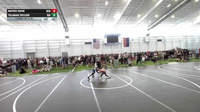 58 lbs Consi Of 8 #1 - Mateo Isom, Trybe vs Tillman Taylor, Rising Sun WC