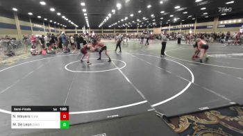 144 lbs Semifinal - Noah Weyers, Slvwc vs Michaelangelo De Leon, Oakdale WC