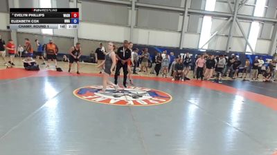 135-138 lbs Champ. Round 1 - Evelyn Phillips, Washington vs Elizabeth Cox, Whatcom Wrestling Academy