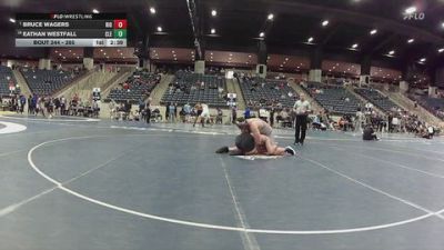 285 lbs Champ. Round 2 - Bruce Wagers, University Of Rio Grande vs Eathan Westfall, Cleary University